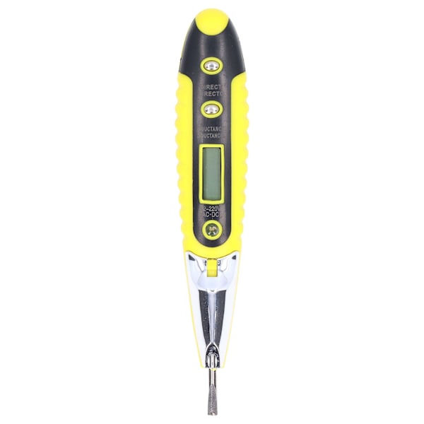 LED Multifunksjonell Digital Elektrisk Tester Pen 12‑220V Berøringsfri Krets Spenningsdetektor for Husholdning