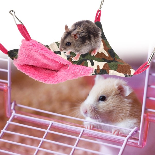 Varm sällskapsdjur hamster dubbellager bo Hängmatta hängande hus ekorre