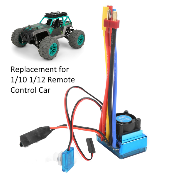 120A Borstlös ESC Elektrisk Hastighetsregulator för 1/10 1/12 Fjärrkontroll Bil Båtdelar