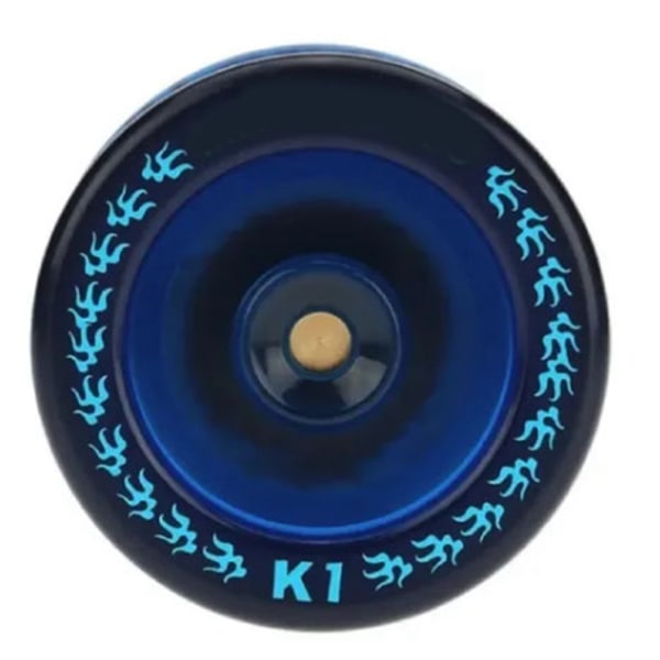 Yo Yo Ball Dark Blue Improve Hand Eye Coordination Plastic Yoyo Ball Toy for Daily Entertainment