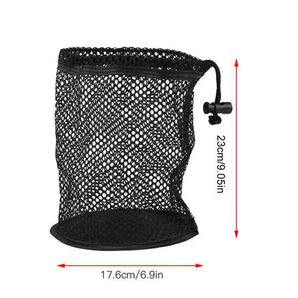 Golf Ball Bag with Mesh Nets Nylon Storage Holder Golf Pouch Poke 50 Balls Collector