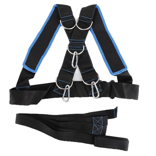 Speed Strength Training Sled Shoulder Harness Resistance Band Belt Sports Equipment