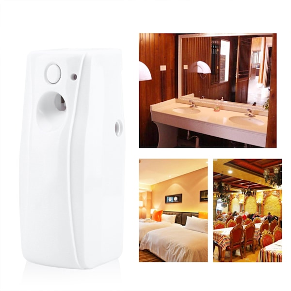 Indoor Wall mounted Automatic Air Freshener Fragrance Aerosol Spray Dispenser with Light Sensor