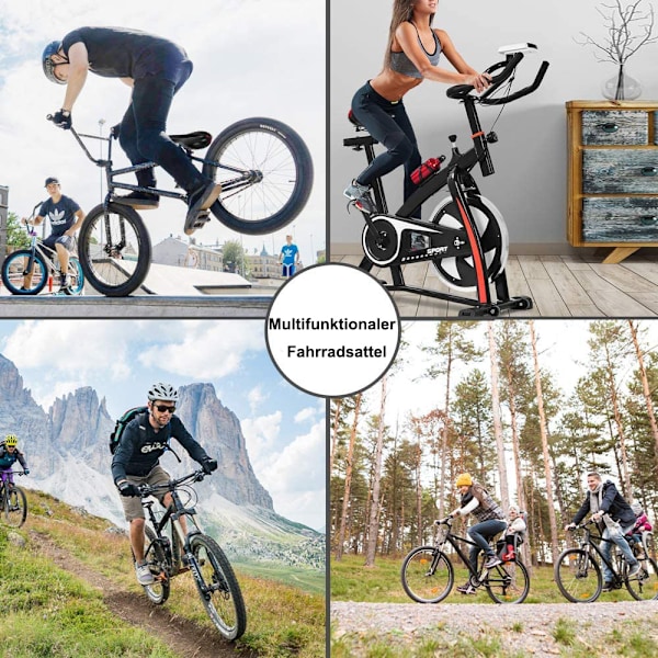 Upplev Oöverträffad Komfort: Andningsbar, Vattentät Cykelsadel för Män Kvinnor Barn