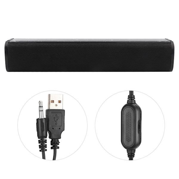 Trådlös ljudlösning, Bluetooth 5.0-anslutning Soundbar-högtalare med flera ingångsalternativ för sömlös anslutning, DSP-teknik säkerställer