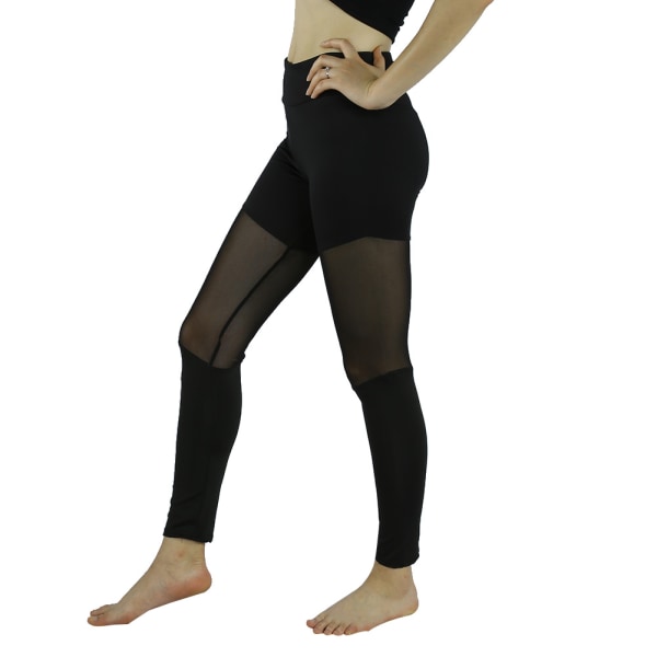 Naisten Urheilu Kuntosali Jooga Juoksu Fitness Leggingsit Housut Harjoittelu Athletic Nivelhousut (musta M)