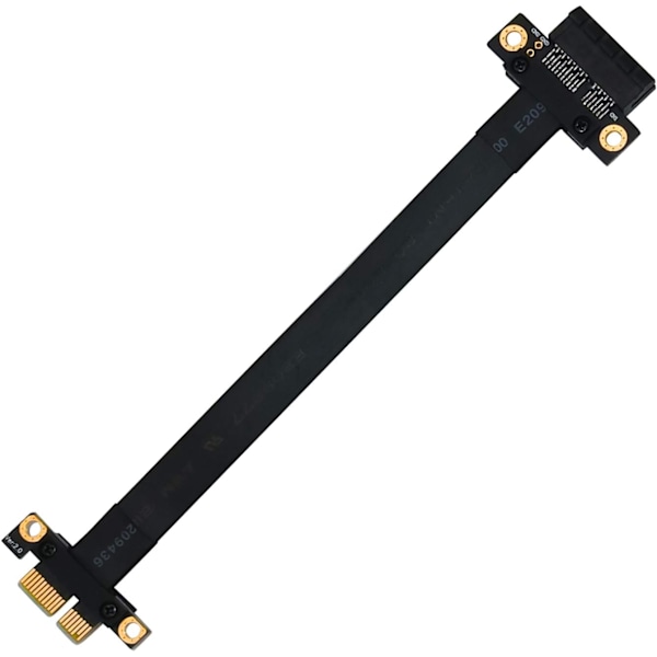 Stabil Hastighet Pcie 3.0 För 1U 2U Chassi, Supersnabb Pcie Förlängningskabel Högkvalitativ Guldpläterad Stöder Pci-e 1X (20Cm)