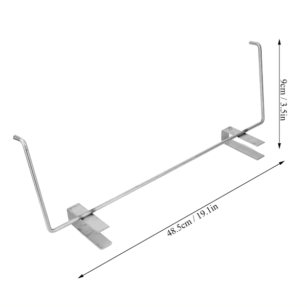 Apiculture Biverktøy Birøkt Hylle Rustfritt Stål Bikube Stativholder