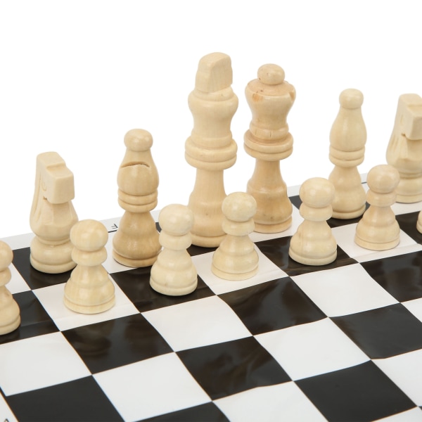 Sammenleggbart sjakkbrett med 32 sjakkbrikker Portable Funny