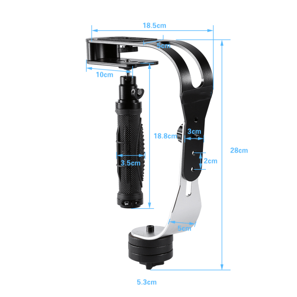 PRO håndholdt Steadycam videostabilisator til digitalt kamera videokamera DV DSLR SLR