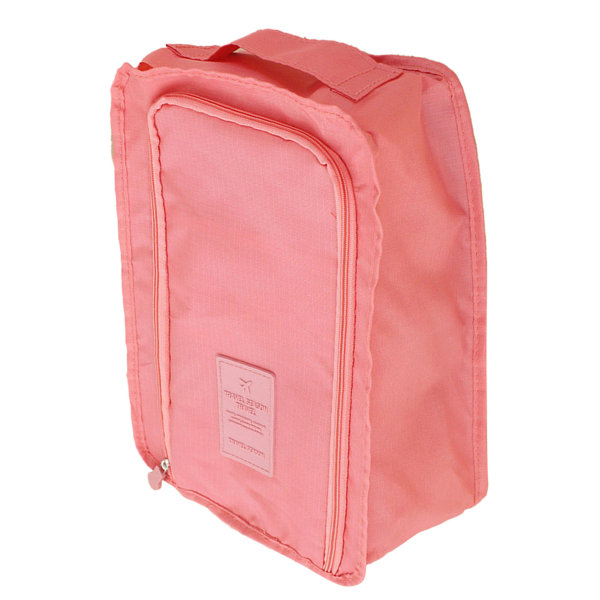 Shoe Storage Bag Multilayer Waterproof Dustproof Portable Multifunctional Travel Shoe Bags Pink, Ribbon Free Size