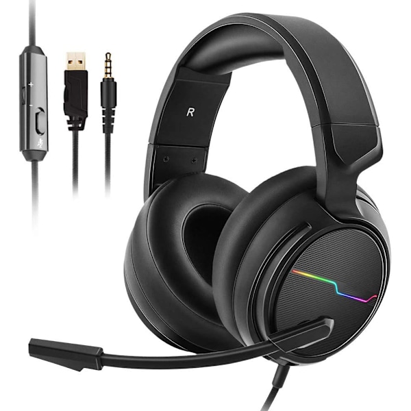 Revolutionerande gamingheadset med avancerat chipset för sömlös anslutning, vrid-för-att-tysta-mikrofon för omedelbar tystnad, DTS Headphone:X Spatial