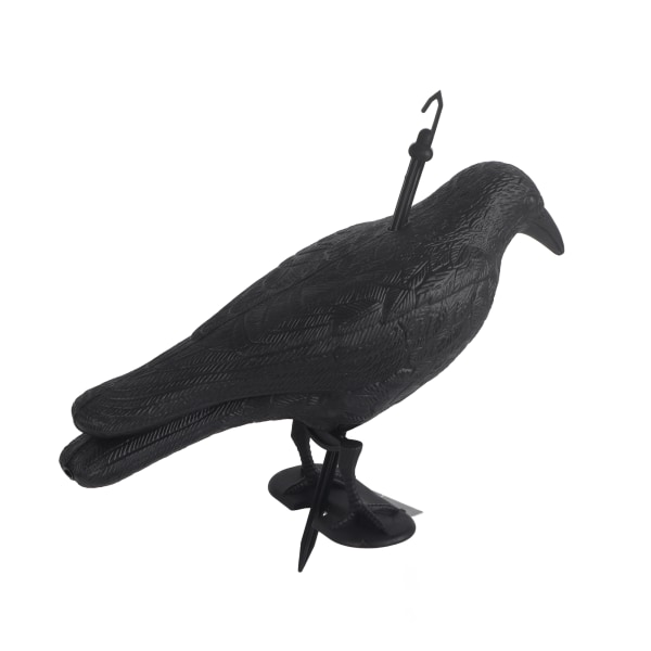 Fugleskremsel Fake Plastic Crow Svartfjærkledde Kråker Fugl