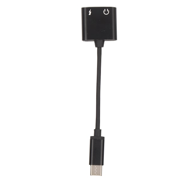 Effektiv USB Typ C till 3,5 mm Ljudadapter för Högupplöst Ljud, Inbyggt DAC-chip Stöder Hi-Res Audio, Var Avslappnad och Effektiv med Snabb