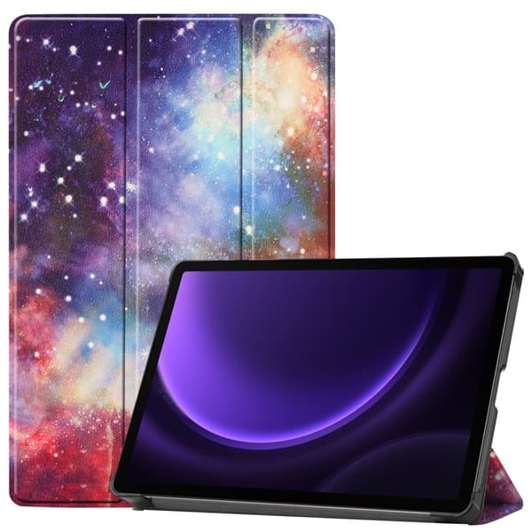 Slankt etui til Samsung Galaxy Tab S10 Lite / S10 FE / S9 FE - Space multifarve