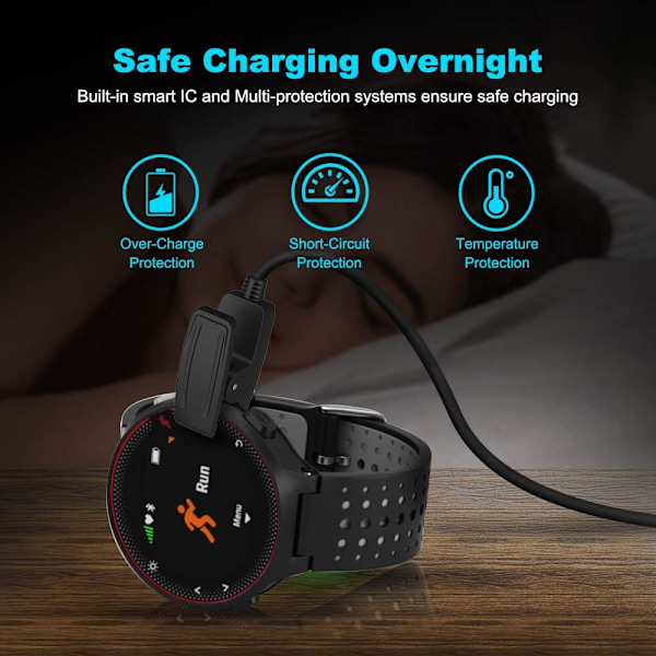 Laddare för Garmin Smartwatches, Bred Kompatibilitet Säkerställer Passform för Forerunner, Vivomove, Och Fler, Med Snabb Laddning Och Stabil Prestanda