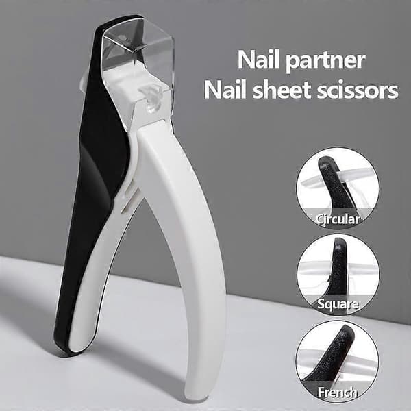 Multifunctional Anti-splash U-shaped False Nail Scissors Clipper Nail Clippers Professional False Nail Tips Clipper Manicure Tool