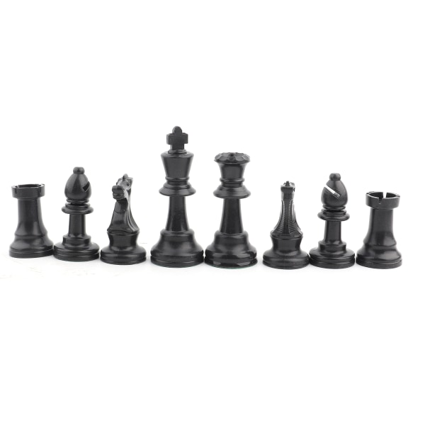 Plastic Chessmen Set International Chess Game Complete Chessmen Set