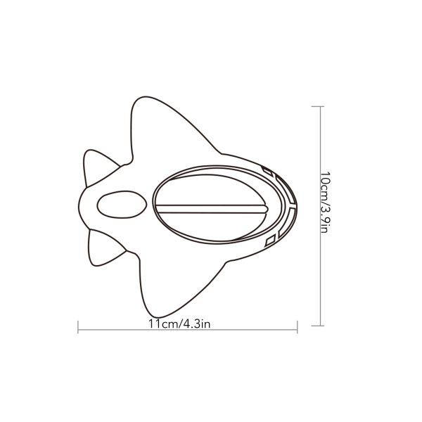 Babybadtermometer Flygplansform Söt Multifunktionell Spädbarns Vattentemperaturtermometer Rosa