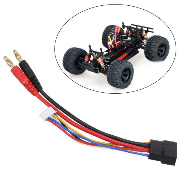 For TRX-plugg til 4.0 bananplugger kontakt adapter batteriladerkabel for RC-bil/fly