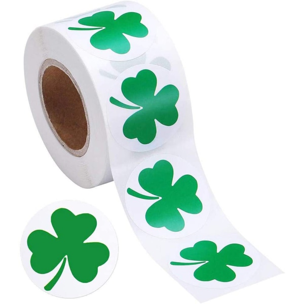 St. Patrick's Day Stickers Shamrock Roll Stickers Selvklæbende
