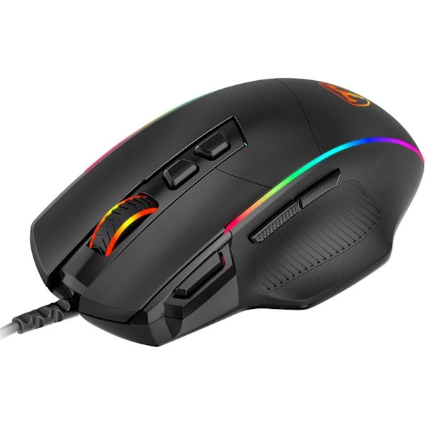 Ergonomisk Gamingmus med Uppladdningsbart Batteri, Programmerbara Knappar för Anpassningsbart Spelande, Bred Kompatibilitet Säkerställer Sömlös Användning