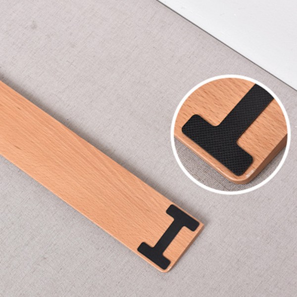 Handledsstöd för mekaniskt gamingtangentbord, ergonomiskt designad slät valnöts-tangentbordsbricka som säkerställer stabilt och bekvämt stöd