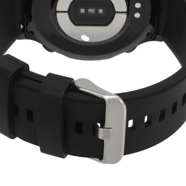 Blodsukkermåler Ur 1.32in IP67 230mah Professionel Sportstilstand Ikke-invasiv Blodsukkermåling Smartwatch Sort