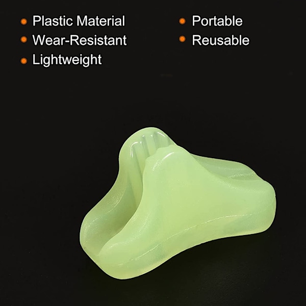 Camping Vandringsutrustning, Självlysande Repjusterare För Säker Och Enkel Spänning, Fluorescerande Gröna Självlysande Plastmaterial, Replängd