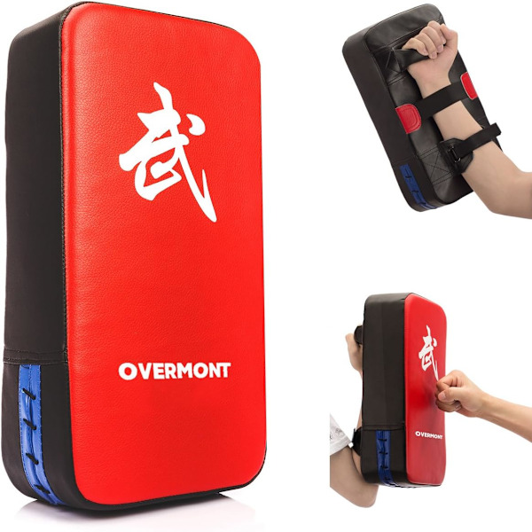 Professionella Kickboxningstränings Thai Pads, Slitstark & Välkonstruerad Kompositlederyta för Kampsport Hemmagym, Sparringsutrustning med