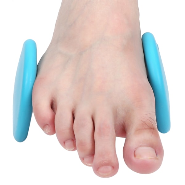 Bärbar fotmassagerulle muskelavslappnande stress smärtlindring kontor plantar massager blå