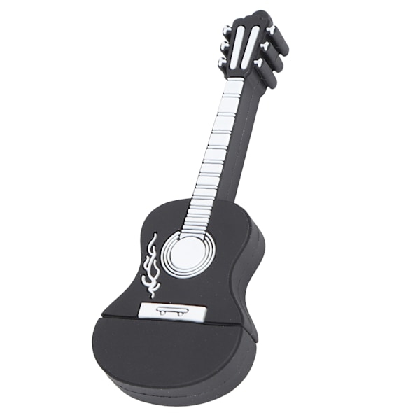 Kreativ Gitarrformad USB-minne, Lätt Att Använda Med Plug And Play-funktion, Premiumlagring För Viktiga Filer, 128GB USB 2.0 Musiknot