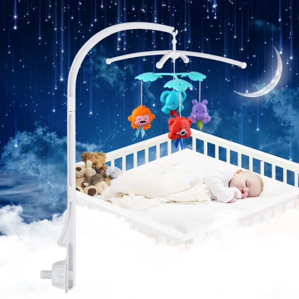 Baby Crib Mobile Bed Bell Holder Toy Decoration Hanging Arm Bracket