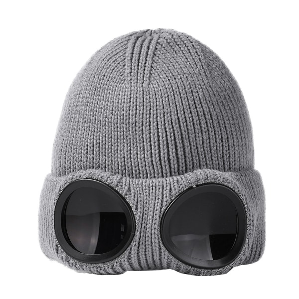 Cyberpunk Mask -hattu Lämmin villahattu Hiihtomaski, miehille ja naisille