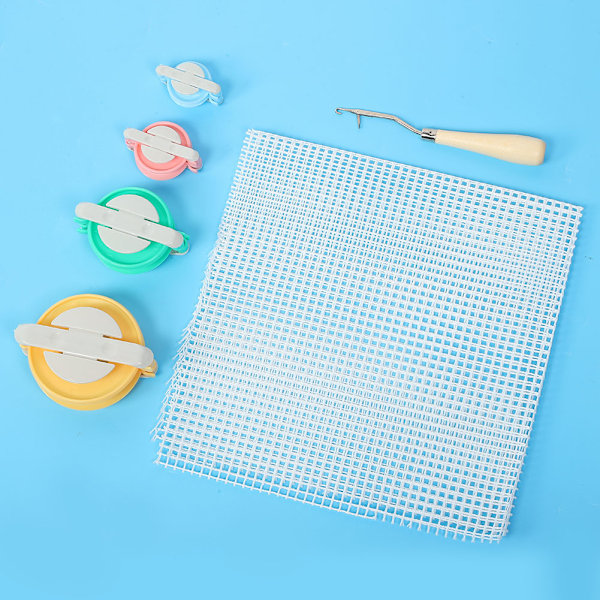 Ultra Styv Plast Canvas För Hantverk, Klar Vit Plast Mesh Canvas Ark Idealisk För Heminredning Och DIY-projekt