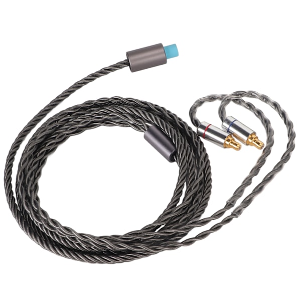 Uppgraderingskabel för hörlurar, mikrofonkontroll & högrent material, 1,2 m hållbar flätad design för SENNHEISER IE-serien, silverpläterad syrefri
