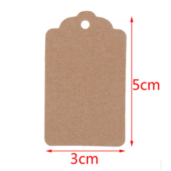 Hantverks Hang Tags, Skrivbara Hängande Etiketter för Prislappar, Vintage Kraft Tags, Ekonomiska för Klädbutiker, Hängande Etiketter för Bröllop, Födelsedag,