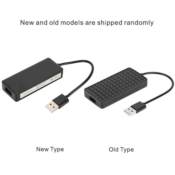 USB-dongeladapter Carplay Mobiltelefon Navigation till Bilskärm för Android för IOS Svart