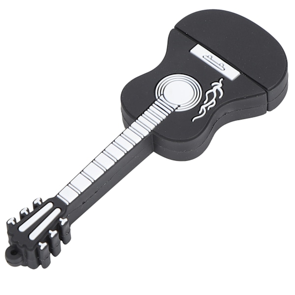 Kreativ Gitarrformad USB-minne, Lätt Att Använda Med Plug And Play-funktion, Premiumlagring För Viktiga Filer, 128GB USB 2.0 Musiknot