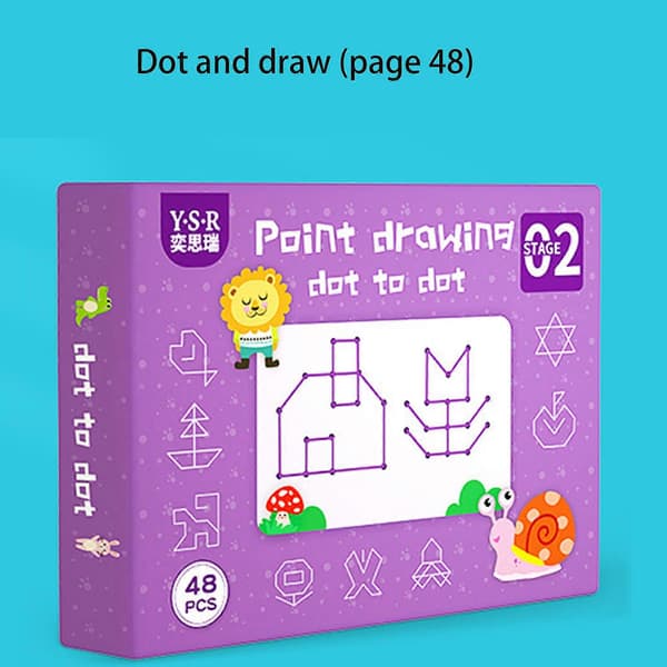 Toy for children, drawing board, early educational math toy, pen control training