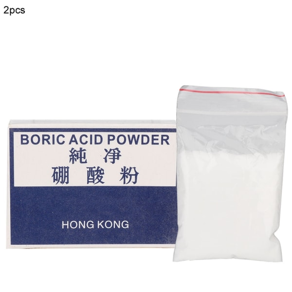 2 Boxes Boric Acid Powder Jewelry Cleaning Tool Welding Tool Processing Accessory