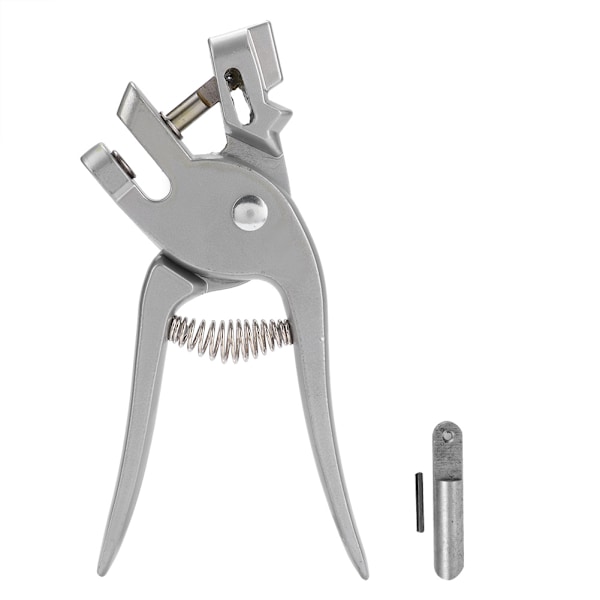 Öronmärkningsverktyg i aluminiumlegering, djuridentifieringsverktyg med extra öronhålsnål, hållbart och hälsomedvetet för boskapsskötsel på gårdar