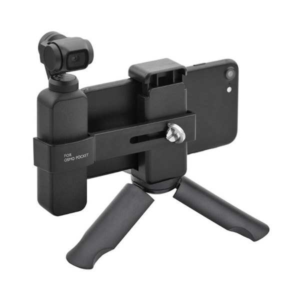 Matkapuhelimen kiinnitysklipsipidiketeline työpöydän jalustalle DJI OSMO Pocketille