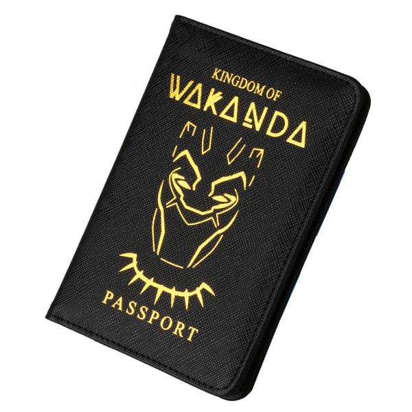 Passholder i skinn Lommebokdekseletui RFID-blokkerende reise