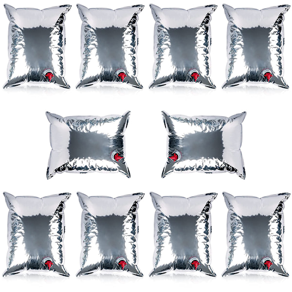 Lufttäta Portabla Nödvattenpåsar med Pip, Aluminiumfolie 10L Vikbar Design, Skyddar Vatten Från Solljusförorening Permanent Alger Och