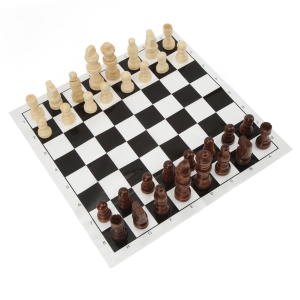Foldeligt skakbræt med 32 skakbrikker Portable Funny