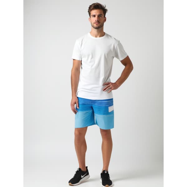 Men's Swim Trunks with Mesh Lining, Quick-Dry Swimwear with Adjustable Strap & Water-Repellent Technology, Lightweight Beach Shorts with
