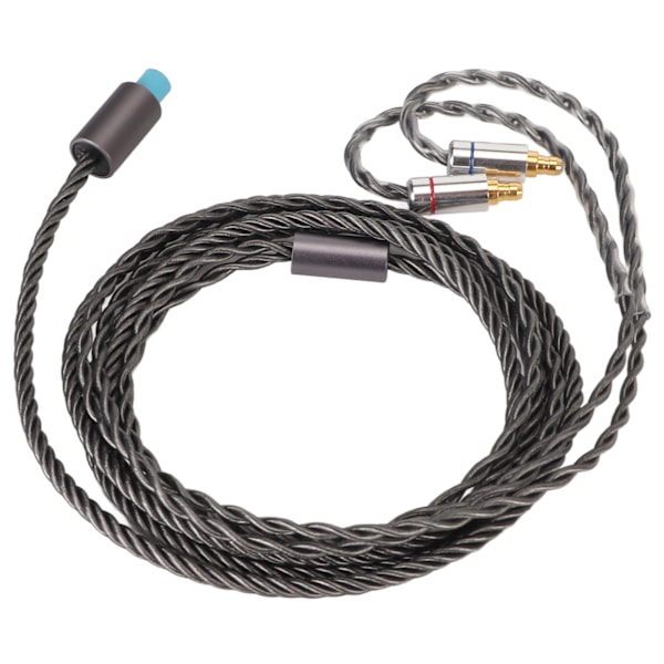 Uppgraderingskabel för hörlurar, mikrofonkontroll & högrent material, 1,2 m hållbar flätad design för SENNHEISER IE-serien, silverpläterad syrefri