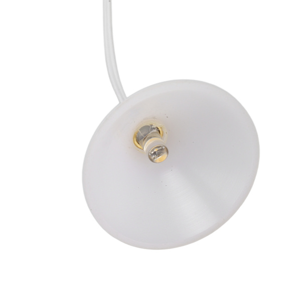 1:12 Skala Dockhus Taklampa Batteridriven LED Simulering Hängande Miniatyr Kronljusstake