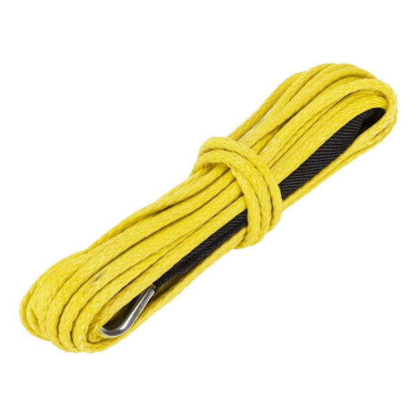 15M Syntetisk Tau 3500KG Vinsjkabel Nylon Erstatning for Smittybilt SUV Lastebil ATV UTV Gul